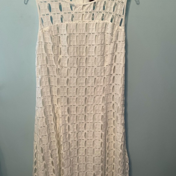 RAFAELLA White Sleeveless Dress - Picture 3 of 6